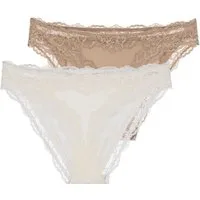 Dorina Slip Origins Shiny Micro zarter Spitzenbesatz, feminin, elegant