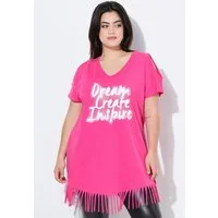 Angel of Style Longshirt Longshirt A-Linie Graffitti-Motiv