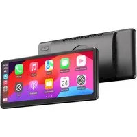 Minix CP89-HD Portable Wireless CarPlay/ Android Auto Display Navigationsgerät (60FPS 8.9 Zoll 1920*720 IPS Touchscreen, Magnetische Ansaugung)