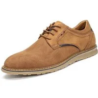Allthemen Schnürschuh Herren Schnürschuhe im Vintage Look Business-Casual Freizeitschuhe