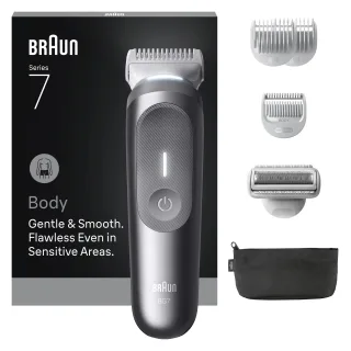 Braun Haarschneider "Body Groomer BG7550" mit Smartlight & SkinGuard, 100 Min Akku, wasserdicht