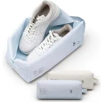 FOUORTUNATE-BEE Schuhbeutel 2er Set Schuhbeutel für Sneaker & Sportschuhe, waschbar, Reisetasche für Flip-Flops, Fußball- und Laufschuhe