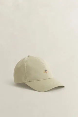 GANT - Shield Cap aus Baumwolltwill country beige - Gr. - OS