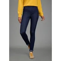 Arizona Jeansjeggings im 4 Way Stretch, Quer- und Längselastisch, Skinny Skinny Fit, extra enge Beinform, normale Leibhöhe, unifarbene Optik