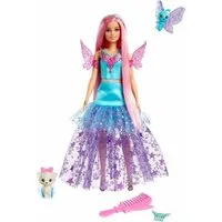 Mattel® Spielfigur Mattel JCW48 - Barbie - A Touch of Magic - Malibu Puppe + Tiere