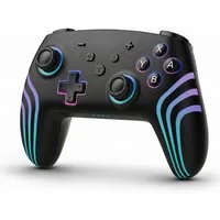 Tekoo Wireless Controller für Nintendo Switch & PC, Hall-Effekt, RGB Controller (Packung, Hall-Effekt-Joysticks, 6-Achsen-Gyroskop, RGB-Beleuchtung)