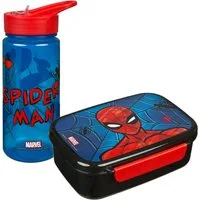 Scooli Lunchbox Spider-Man, (Set, 2-tlg), mit Trinkflasche