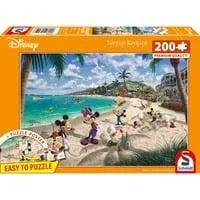 Thomas Kinkade Studios: Disney - Mickey & Minnie in Florida, Puzzle 200 Teile