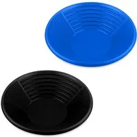 relaxdays Waschbecken Goldwaschpfanne 2er Set (2er Set)