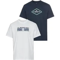 Quiksilver T-Shirt NATUREMAD INSID QUA SHORT SLEEVE PACK YM (2-tlg) Doppelpack mit 2 T-Shirts, aus Baumwolle, Kurzarm-Design