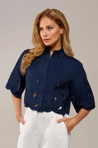 Tirzy Bluse Navy