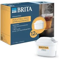 BRITA Wasserfilter Kartuschen MAXTRA PRO Extra Kalkschutz (12er-Pack) Jahrespack, Original Ersatz-Wasserfilter für alle BRITA Kannen, filtert Kalk