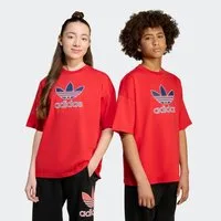 adidas Originals T-Shirt OVERSIZE TREFOIL lockerer und lässiger Schnitt, für Kinder, mit großem Trefoil-Logo