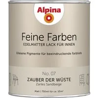 Alpina Lack Zartes Sandbeige No. 07, hoch deckend, schnell trocknend