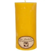 Hahn Kerzenfarm Formkerze Bienenwachs - Stumpenkerze 64x135mm