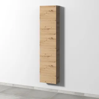 Sanipa 3way Hochschrank mit 1 Tür, Eiche Natural-Touch SM16485