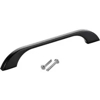 SO-TECH® Möbelgriff Bügelgriff Blackline XIII schwarz matt - inkl. Schrauben (1-St), Schubladengriff Schrankgriff Bohrlochabstand (BA) 128 mm
