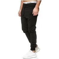 L.gonline Jogginghose Herren Jogginghose, Freizeithose, Unicolor, (Sweatpants, 1-tlg., im modischem Design) Fitness Freizeit Casual