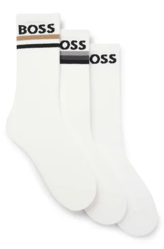 BOSS Menswear Black - 3PQS PiquetStripe VI Patterned - Gr. - 40.5
