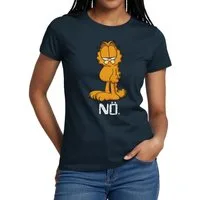Spreadshirt T-Shirt Garfield Nö Nein Kein Bock Lustig Frauen T-Shirt (1-tlg)