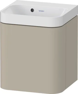Duravit Happy D.2 Plus c-shaped Set wandhängend Taupe 400x360x480 mm - HP4340N60600000 HP4340N60600000