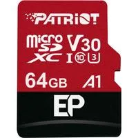 EP 64 GB microSDXC, Speicherkarte schwarz/rot, UHS-I U3, Class 10, V30, A1