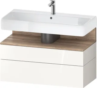 Duravit Qatego Waschtischunterbau wandhängend Weiß Hochglanz 990x470x590 mm - QA4395055220000 QA4395055220000