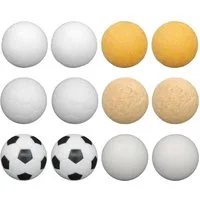 Goods+Gadgets Kickertisch GOODS+GADGETS Premium Kickerball Set 6/12x – Tischkicker bälle 35mm (Tischkicker, Bälle aus Kork, PE, PU, ABS), 35mm