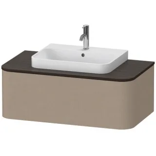 Duravit Happy D.2 Plus Konsolenwaschtischunterbau wandhängend Leinen Matt 1000x550x354 mm - HP494107 HP4941075750010