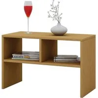 VCM Couchtisch Nachto S 40x63x30cm, Holz Beistelltisch