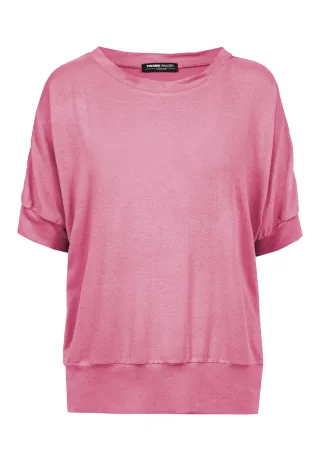 FRANK WALDER - Shirt CASUAL mit breitem Saumabschluss pink blush - Gr. - 44