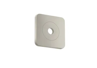 Hansgrohe Wandrosette AXOR Citterio C 120/120 softsquare edelstahl optik, 28801800 28801800