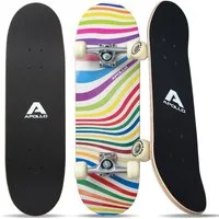 Apollo Skateboard Kinderskateboard 28" Kinder, Longboard, für Kids und Teens, ABEC 3 und Aluminium Achsen