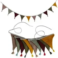 CLTYQ Wimpelkette Girlande Wimpelkette Kinderzimmer,Deko zum Aufhängen, Mädchen&Jungen Kinderzimmer Deko für Hausbett, Babybett & Kinderbett