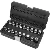 Yato Werkzeugset Schlüsselsatz für Ölablaßschrauben 3/8" 18-teilig