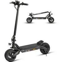 ZWHEEL E-Scooter 10 Zoll, Offroad, 720 Wh, 70 km Reichweite, klappbar, Vollfederung, 500 W, 20 km/h, (Tasche geschenkt, mit Blinker, Doppelstoßdämpfer), 10″ Offroad-Luftreifen mit Vollfederung & Doppelstoßdämpfer