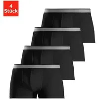 H.I.S Boxer Boxershorts für Herren (Packung, 4-St) mit gestreiftem Webbund