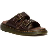 DR. MARTENS Josef Pantolette Sommerschuh, Schlupfschuh mit Logoprägung an den Schnallen, Slide