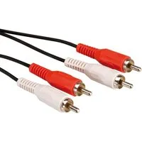 VALUE Cinch-Verbindungskabel duplex ST/ST Audio-Kabel, Cinch (RCA) Männlich (Stecker), Cinch (RCA) Männlich (Stecker) (250.0 cm)