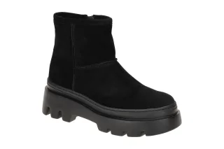 Paul Green Damen Winterstiefeletten 8113-01 Schwarz, Warmfutter, Gummisohle