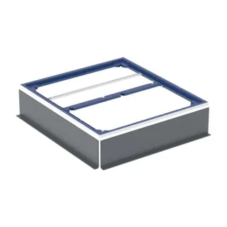 Geberit Duofix Installationsrahmen 551512001 90 x 100 cm, für Duschfläche bis 100cm, für 5 Füße