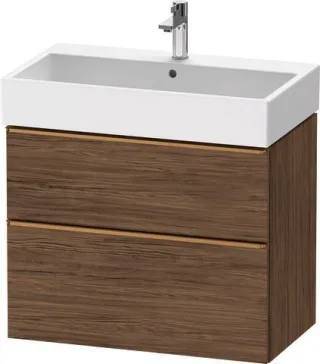Duravit D-Neo Waschtischunterbau wandhängend Nussbaum dunkel Matt 784x442x625 mm - DE4373004210000 DE4373004210000
