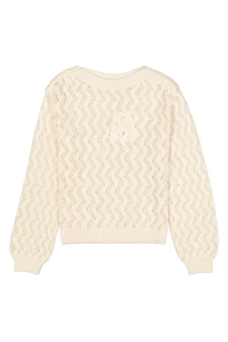 Garcia - Pullover weiß - Gr. - XS