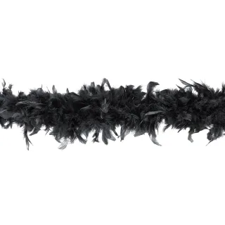 Federboa, schwarz, 90 g, 1,80 Meter
