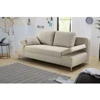 Jockenhöfer Gruppe Schlafsofa Jano, B: 202 cm, Liegefl. 144x200 cm, mit Bettfunktion, Bettkasten, Armteilverstellung & 1 Zierkissen