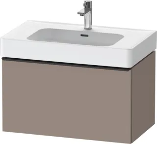 Duravit D-Neo Waschtischunterbau wandhängend Basalt Matt 784x452x440 mm - DE42770BD430000 DE42770BD430000