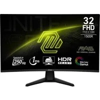 MSI MAG 32C6X Curved-Gaming-Monitor (80 cm/32 ", 1920 x 1080 px, Full HD, 1 ms Reaktionszeit, 250 Hz, VA LED, 3 Jahre Herstellergarantie)