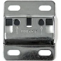 SO-TECH® Montagezubehör Unterschrankaufhänger SOLID 807 für schwere Hängeschränke, Trageplatte 60 x 70 mm