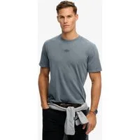 Superdry Rundhalsshirt MICRO LOGO TSHIRT mit Micro-Marken-Logo
