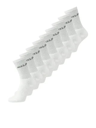 JACK&JONES - JACREGEN TENNIS SOCKS 9 PACK NOOS White - Gr. - ONE SIZE